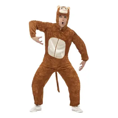 Smiffys Unisex Adult Monkey Bodysuit