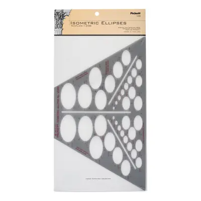 Pickett Isometric Ellipses Template (1268I)