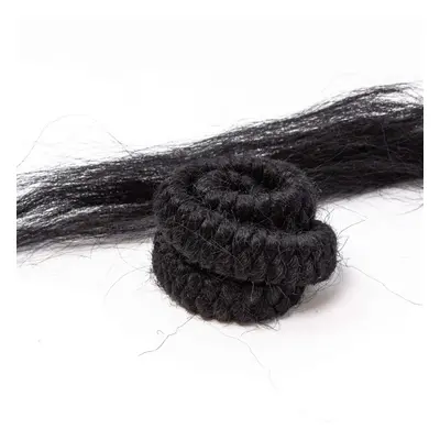 Mehron Makeup Crepe Hair 12-inch Braid (Black)