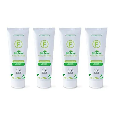 BioMin F Toothpaste (75ml) - Armour Your Teeth (x4 Tubes) to remineralise and Ease Sensitive Tee