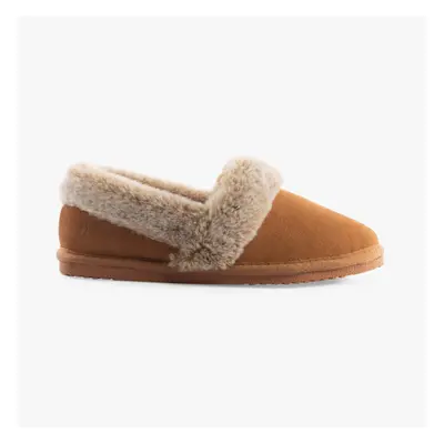 (UK 8) Hush Puppies ARIEL Womens Slippers Tan