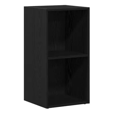 (black oak) vidaXL Vinyl Storage Box Recorder Collection Cabinet Cupboard Engineered Wood