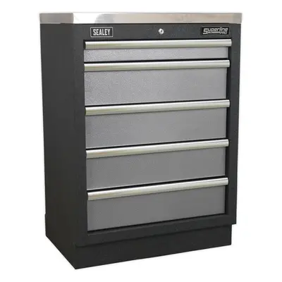 680mm Modular Drawer Floor Cabinet - Ball Bearing Slides - Locking - Keys