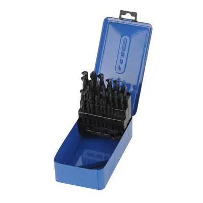 25 Piece 1mm 13mm HSS Jobber Drill Bit Set 0.5mm Increment Metal Plastic Wood