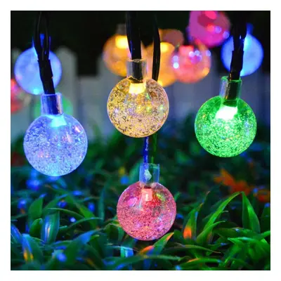 (multicolor, 12M 100LED) Outdoor String Lights 6m Led Solar Bulb Waterproof Solar Power Fairy Li