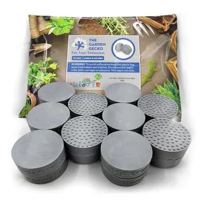 Invisible Pot feet for outdoor plant pots and flowers solid rubber pot risers with enhanced non-