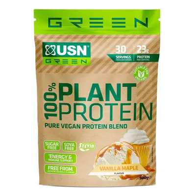 100% Plant Protein Vanilla, Vegan Protein Powder (900g) A Sugar Free, Plant Based Protein Blend 