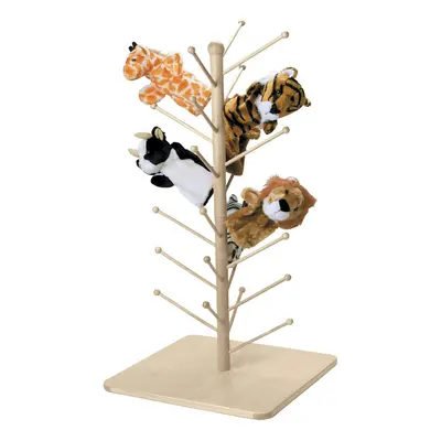 Marvel - MTC-501 Education Wooden Puppet Tree, Stand Holds Puppets