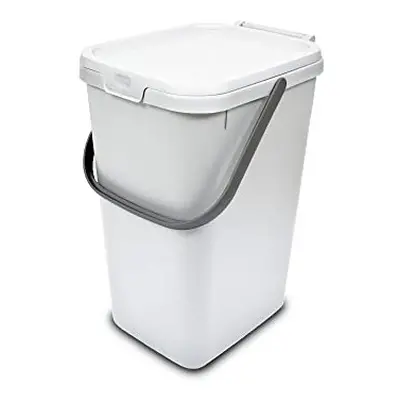 Addis Kitchen Recycling & General Storage bin litres Stackable Food Waste Organiser Caddy with C