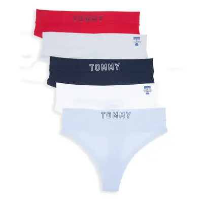 Tommy Hilfiger Women's Thong 5-Pack HTR/BW/SC/MC/TR