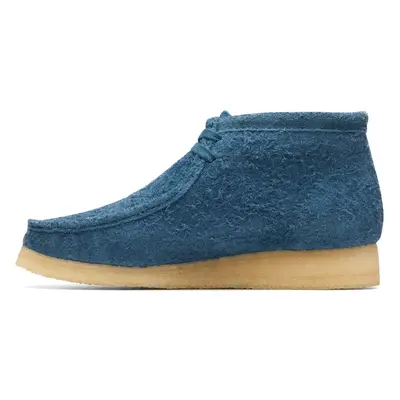 Clarks Men's Wallabee Boot Oxford Deep Blue Suede