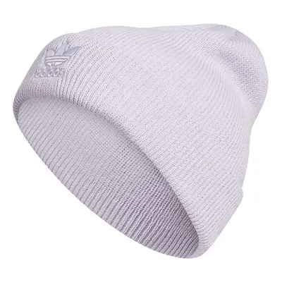 adidas Originals Women's Trefoil Beanie. Purple Tint/White. One Size