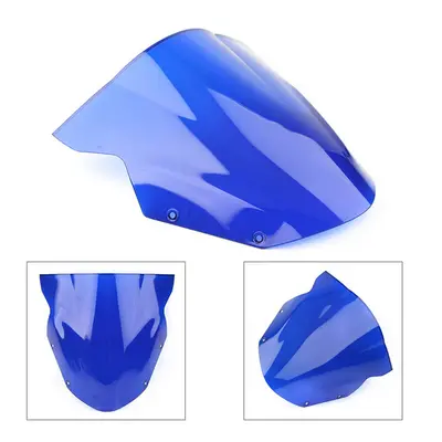 (Blue) Motorcycle Windshield For Kawasaki ER6R ER6F ER-6 ER6 R F 2010