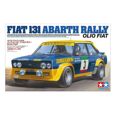 Tamiya Fiat Abarth Rally Olio Fiat 1:20 Plastic Model Car Kit