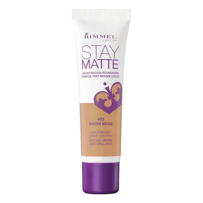 Rimmel Stay Matte Foundation Warm Beige Fluid Ounce