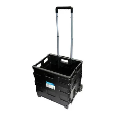 Folding Box Trolley Max 25kg 380mm x 310mm x 330mm Shopping Storage Crate