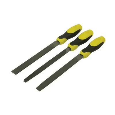 Stanley 0-22-464 File Set Piece Flat , 1/2 Round, Square 200mm (8in)