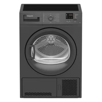 Hotpoint C HD C92 GGGD UK tumble dryer Freestanding Front-load kg B Graphite