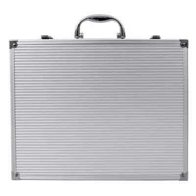 Vincent Master Case Travel Stylist Barber Case (Small, Silver)