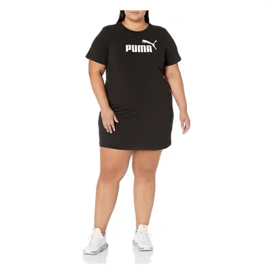 PUMA Women's Essentials Slim Tee Dress Black Large