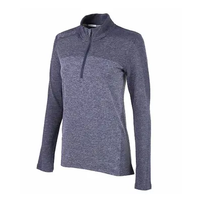 Puma Golf Women's Evoknit Seamless 1/4 Zip Outwear Peacoat Smal