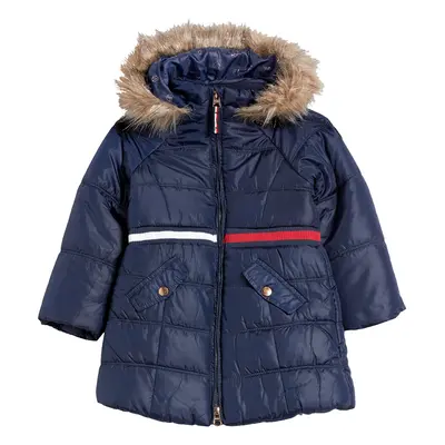 Tommy Hilfiger Girls' Long Length Heavyweight Puffer Jacket with Polar