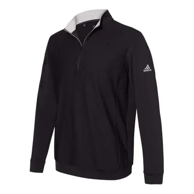 Adidas Performance Texture QuarterZip Pullover Black