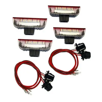 4Pcs Car LED Door Warning Light Welcome Projector for Golf 7 Jetta MK5