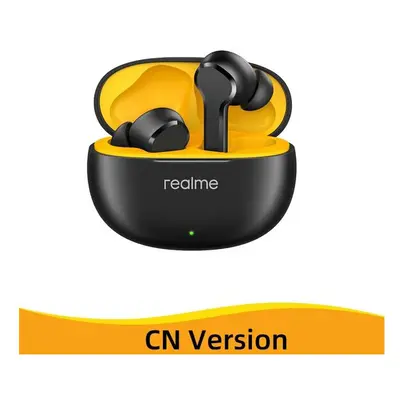 (Black) CN Version realme Buds T100 TWS Earphone Bluetooth 5.3 AI Niose Cancelling