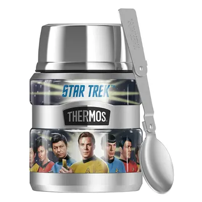 THERMOS Star Trek Original Crew STAINLESS KING Stainless Steel Food Jar with Folding Spoon Vacuu