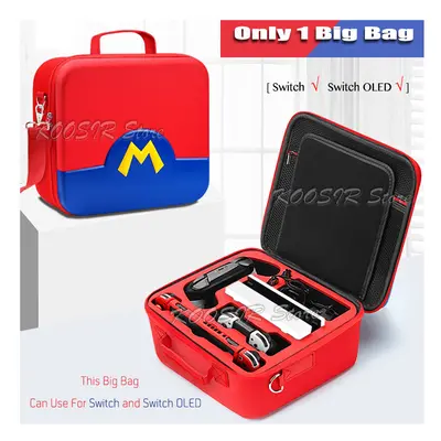 (Only Big Bag 3) New Nintendoswitch Big Storage Pouch Cute Case Travel Suitcase Nitendo Console 