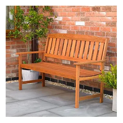 Three Seater Hardwood Garden Patio Bench Seat Chair Garden