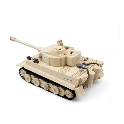 (as the picture) 995pcs Century Military German King Tiger Tank Cannon Building Blocks Bricks Mo