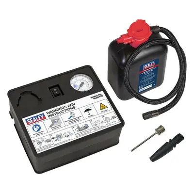 12V Emergency Tyre Repair Kit - Car Puncture Sealant & Mini Inflator Compressor