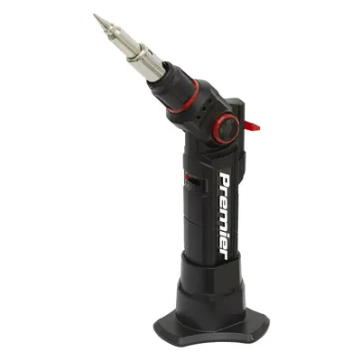 3-in-1 Butane Indexing Soldering Iron & Magnetic Base - Flame Torch Hot Air Gun