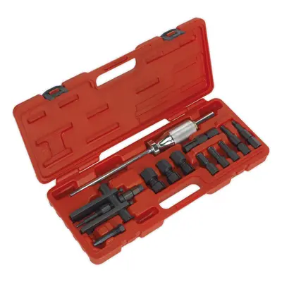 12 Piece Blind Bearing Puller Set - to 34mm - Medium Stroke 1.5kg Slide Hammer