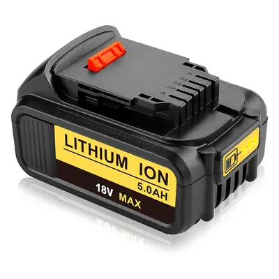 For DeWalt DCB184 18V 5.0Ah Li-ion XR Slide Battery DCB180 DCB182 DCC