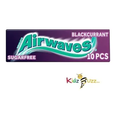 WRIGLEY'S Airwaves Chewing Gum (60 Single Packs)Blackcurrant