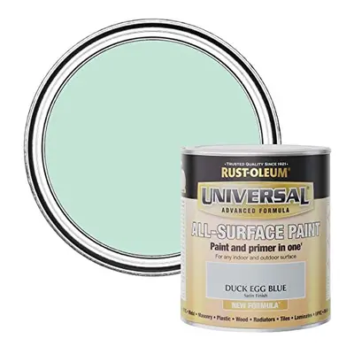 Universal Paint Satin Duck Egg Blue 750ml