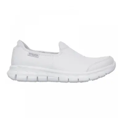 (3 (Adults'), White) Work Relaxed Fit: Sure Track White Womens Slip Resistant Shoes