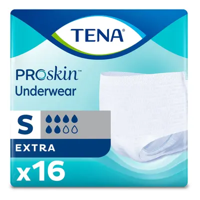 TENA Extra Disposable Unisex Adult Absorbent Underwear, Small, Count