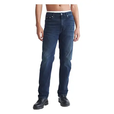 Calvin Klein Men's Straight Fit Jeans Boston Blue BLA 34W x 32L