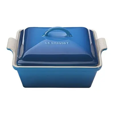 Le Creuset Stoneware Heritage Covered Square Casserole, 2.5 qt. (9"), Marseille