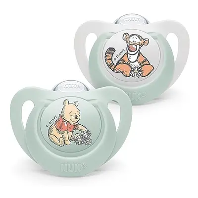 Star Baby Dummy | Months | Soothes 99% of Babies | BPA-Free Silicone Soothers | Winnie The Pooh 