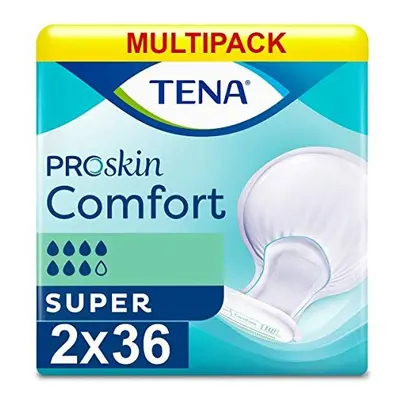 TENA Comfort Super Incontinence Pads - Packs of