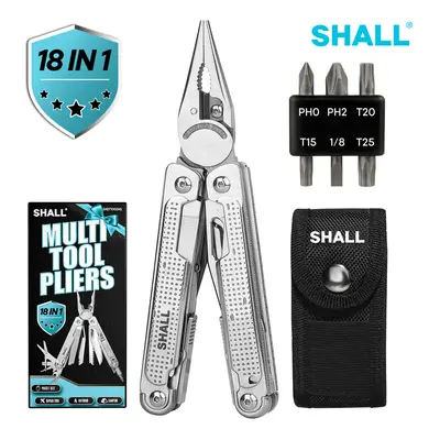 (STYLE 3) SHALL in Multi Tool Plier Wire Stripper Folding Pliers Outdoor Camping Multitool Porta