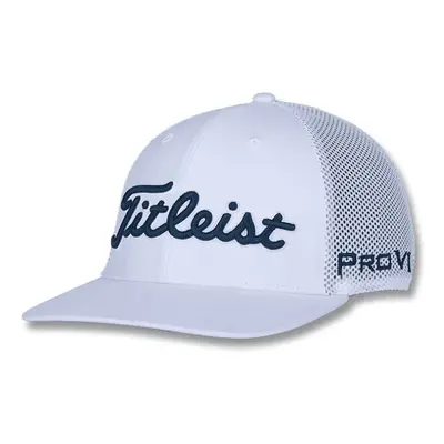 Titleist Tour Snapback Mesh Golf Cap White/Navy One Size Fits All