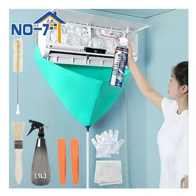 (Kit 3) Air Conditioning Cleaning Kit Leak-proof Cover Full Set Of Air Conditioner Cleaner With 