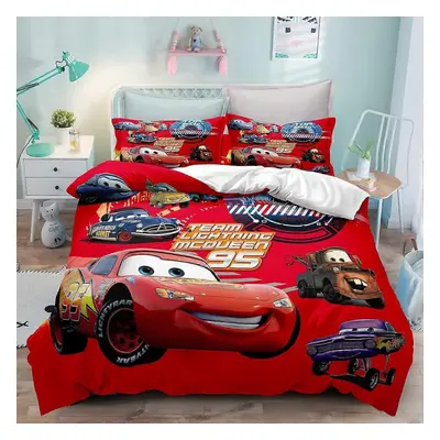 (Single135x200cm, One size) Bedding set GD84 Lightning Piece Bedding Set McQueen Printed Duvet C