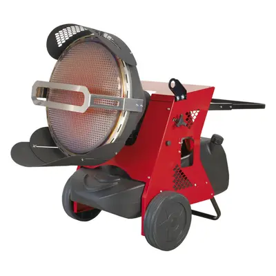 Infrared Multi-Fuel Heater - Paraffin / Kerosene / Diesel - 45.5 kW - Wheeled